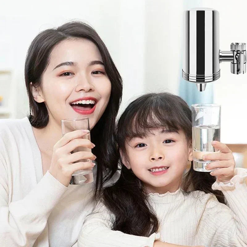 Simple Stainless Steel Water Filter Solution for Home
