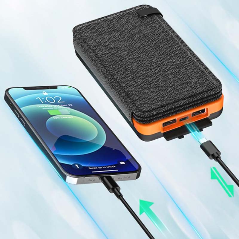 Handy 25000mAh Solar Power Bank - Your Companion for On the Go