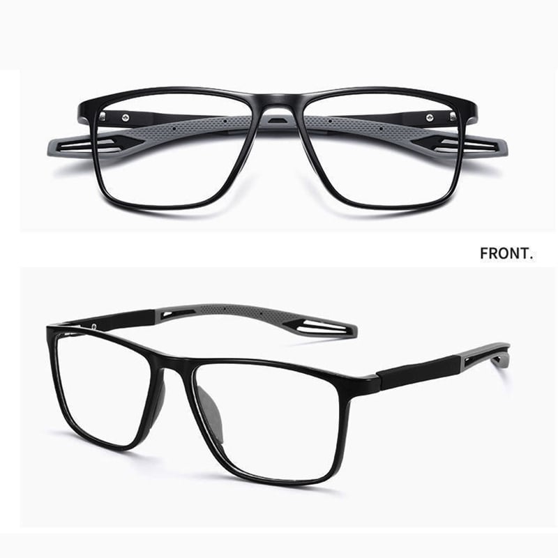 LumiGear | Sportbrille für Herren mit ultraleichten Gläsern gegen Blaulicht und Alterssichtigkeit
