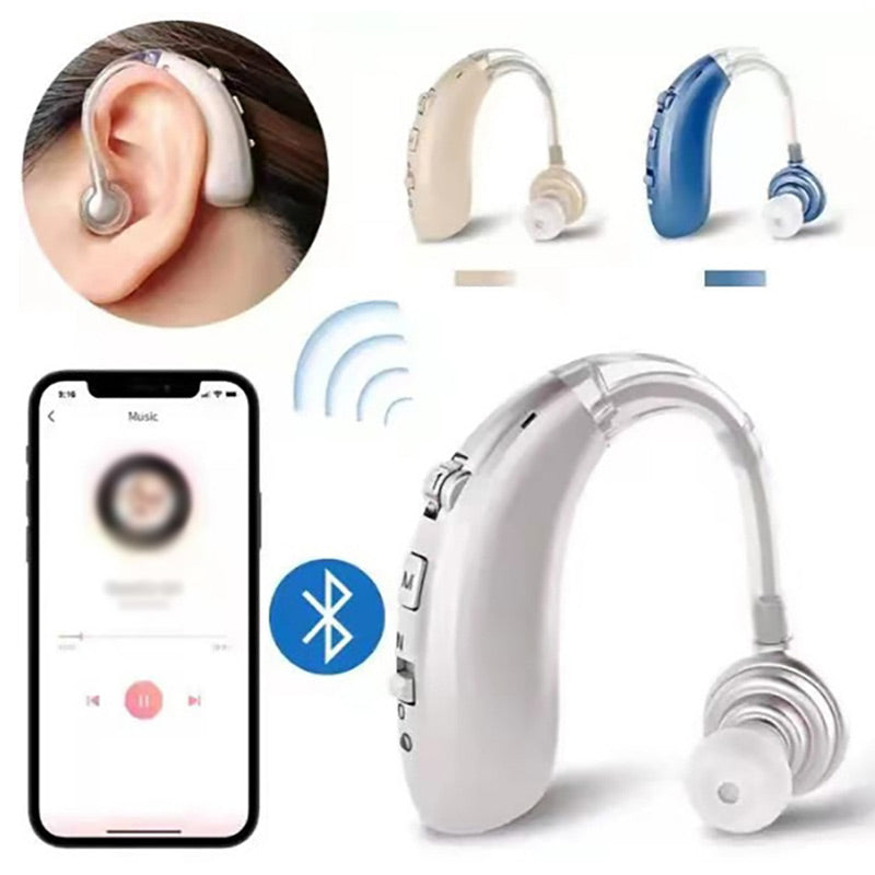 SmartSound | Wiederaufladbare Bluetooth-Kopfhörer für Senioren