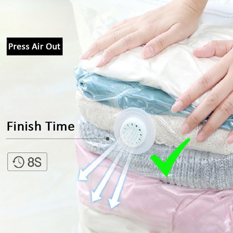Space-saver - The self-compressing storage bag