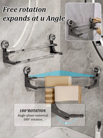 Elegant Suction Cup Towel Holder for Your Bathroom