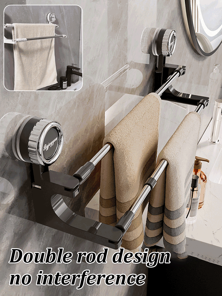 Elegant Suction Cup Towel Holder for Your Bathroom