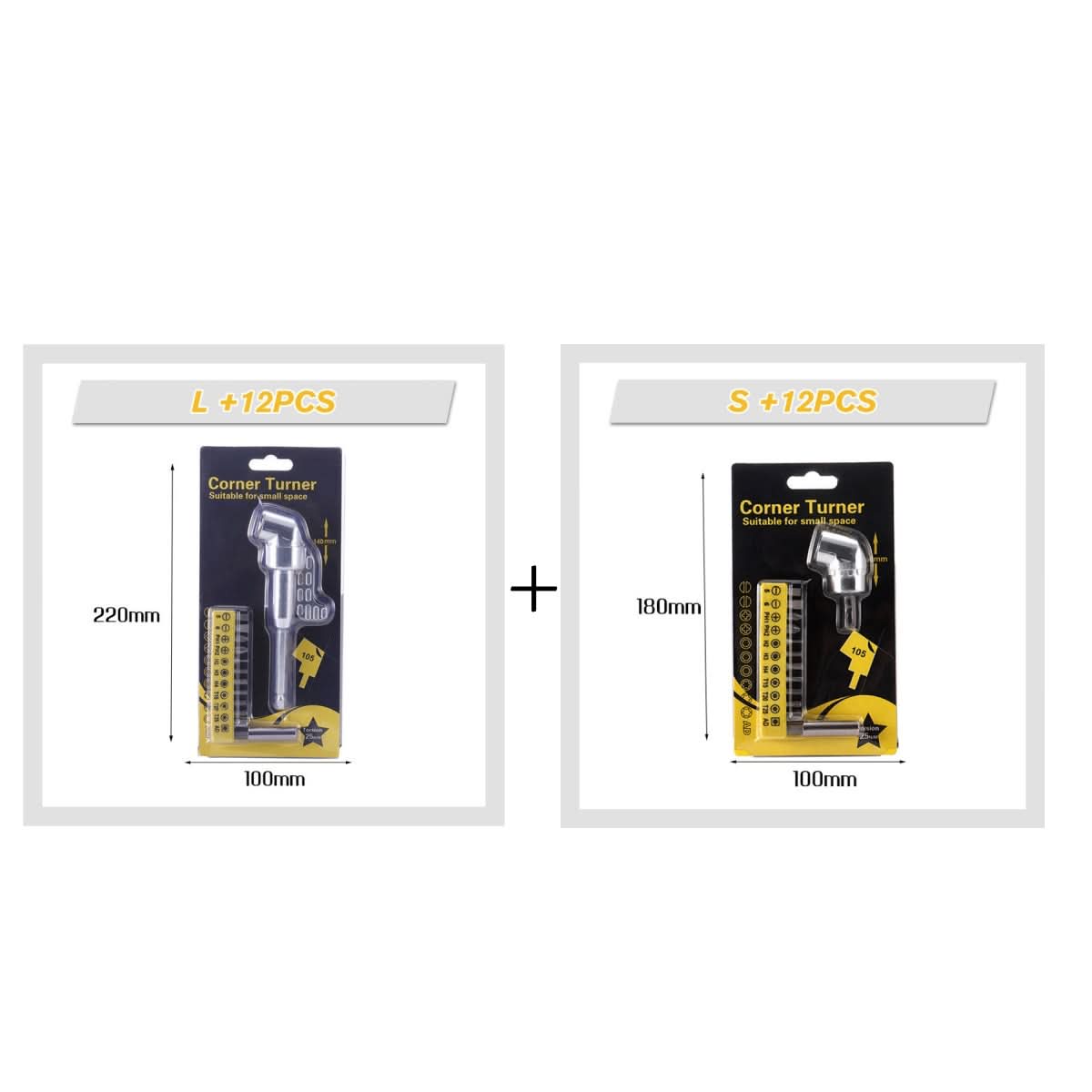Swivelling 105° Attachment for Cordless Drills – Flexible Tool