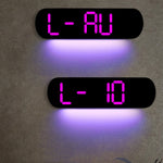 LuminaStyle | Multifunktionale LED Wanduhr mit Digitalanzeige