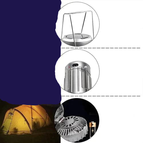 Versatile 6-in-1 LED Lamp – Portable and Rechargeable