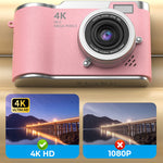 VividSnap | Digitale Kamera mit 4K HD Klappbildschirm