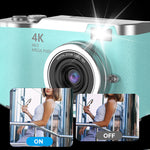VividSnap | Digitale Kamera mit 4K HD Klappbildschirm