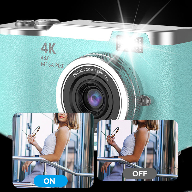 VividSnap | Digitale Kamera mit 4K HD Klappbildschirm
