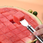 Praktisches 2-in-1 Melonenschneider und Serviergabel aus Edelstahl