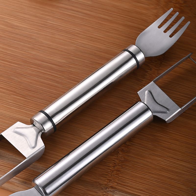 Praktisches 2-in-1 Melonenschneider und Serviergabel aus Edelstahl