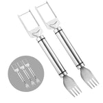 Praktisches 2-in-1 Melonenschneider und Serviergabel aus Edelstahl