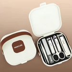 Elegantes 7-teiliges Maniküre-Set mit Nagelknipser
