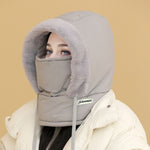 Thermo-Mütze für den Winter mit Gesichtsschutz – Ice King Design