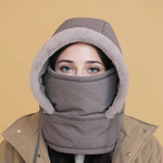 Thermo-Mütze für den Winter mit Gesichtsschutz – Ice King Design