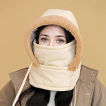 Thermo-Mütze für den Winter mit Gesichtsschutz – Ice King Design