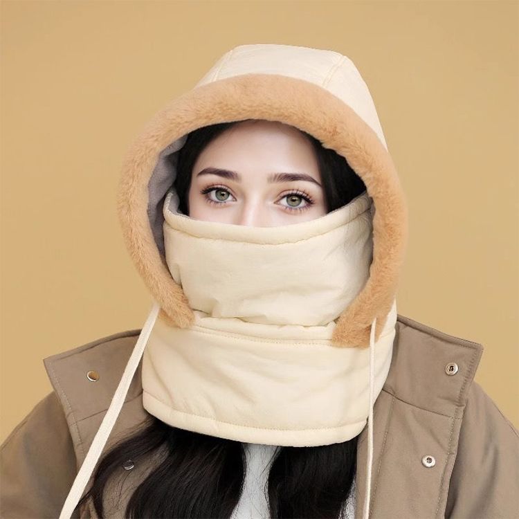 Thermo-Mütze für den Winter mit Gesichtsschutz – Ice King Design