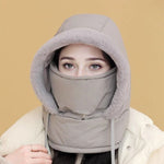 Thermo-Mütze für den Winter mit Gesichtsschutz – Ice King Design