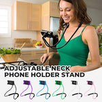 Flexibler Smartphone-Halter für entspanntes Sehen