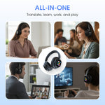 KlangMeister | Bluetooth Headphones with LCD Display and Voice Control