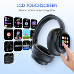 KlangMeister | Bluetooth Headphones with LCD Display and Voice Control