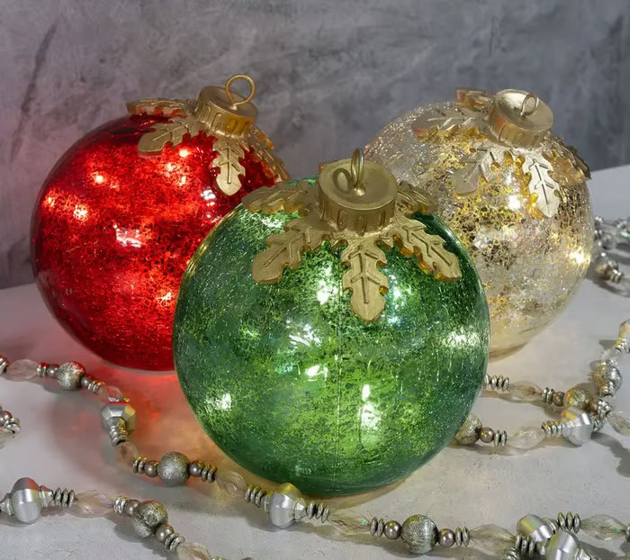 LumiSphere | LED Weihnachtskugel – Behagliche Beleuchtung mit Timer