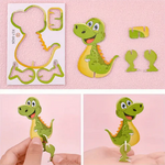 Puzzle Set mit 3D Cartoon Motiven für Kinder