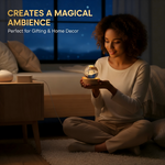 Zauberhafte Kristallnachtlampe mit 3D-Grafik