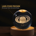 Zauberhafte Kristallnachtlampe mit 3D-Grafik