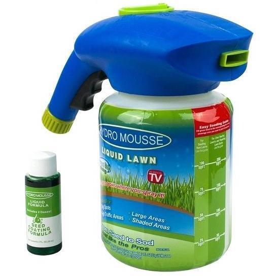 Effizientes Rasenspray-System für eine grüne Wiese