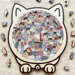 Holzpuzzle für Katzen