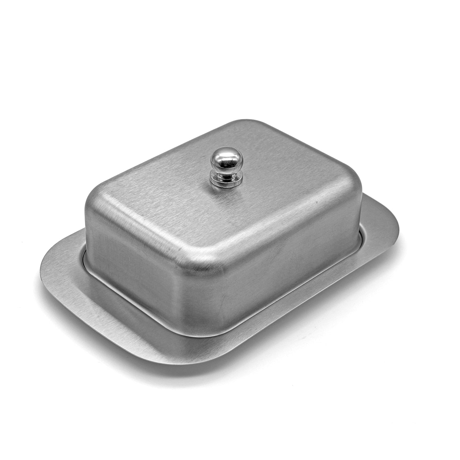 Edelstahl Butter- und Käsebehälter mit Deckel