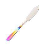 Edelstahl Buttermesser – Bunter Streicher für Dessert, Marmelade und Frischkäse