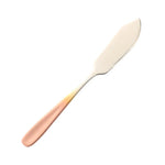 Edelstahl Buttermesser – Bunter Streicher für Dessert, Marmelade und Frischkäse