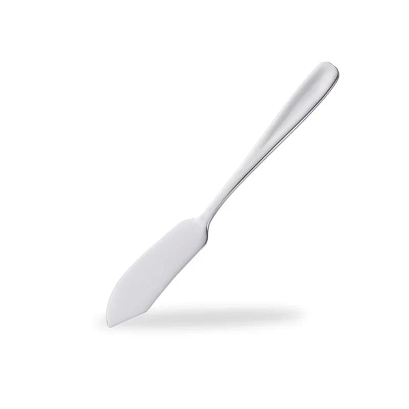 Edelstahl Buttermesser – Bunter Streicher für Dessert, Marmelade und Frischkäse