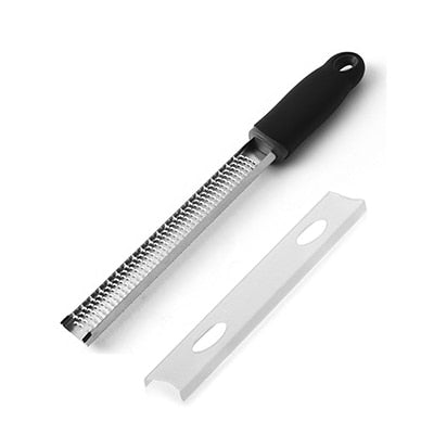 Hochwertige Käse-Reibe und Zitronenschneider mit Abdeckung