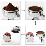 Präziser Edelstahl Kaffee Tamper für perfekten Espresso