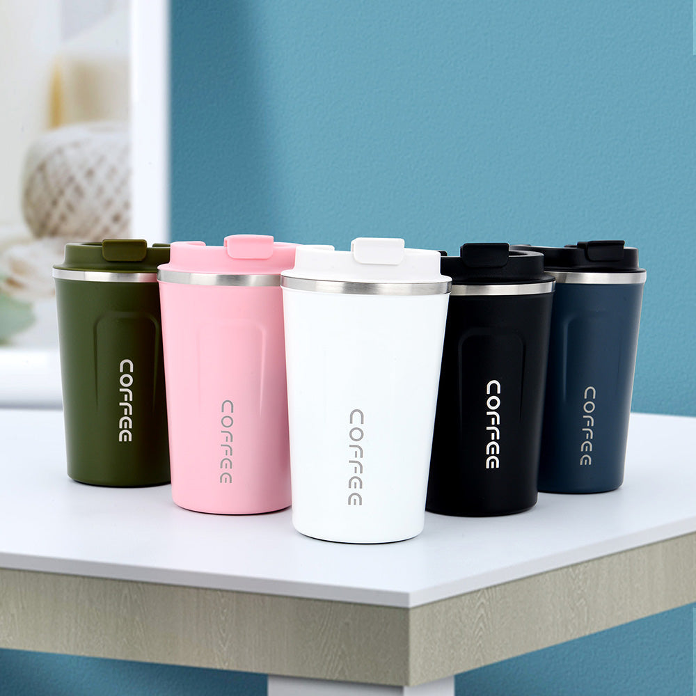 Stylischer Edelstahl Thermobecher für Kaffee und mehr