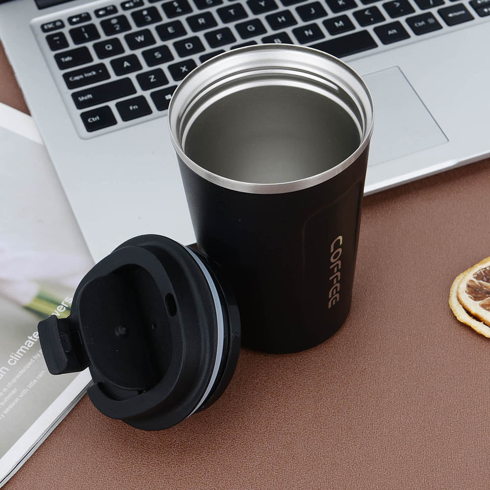Stylischer Edelstahl Thermobecher für Kaffee und mehr