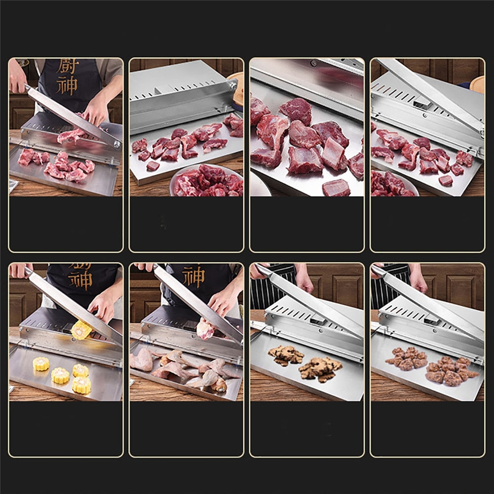 Präziser Edelstahl Fleischschneider für gefrorenes Fleisch