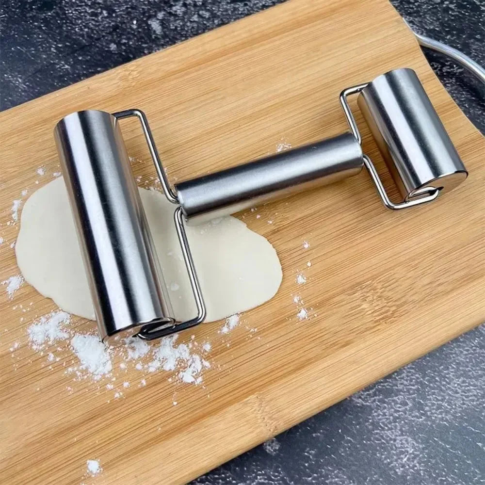 Premium Antihaft-Teigroller aus Edelstahl für perfektes Backen