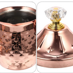 Elegante Edelstahl-Espressomaschine mit Teekessel und Dampfer