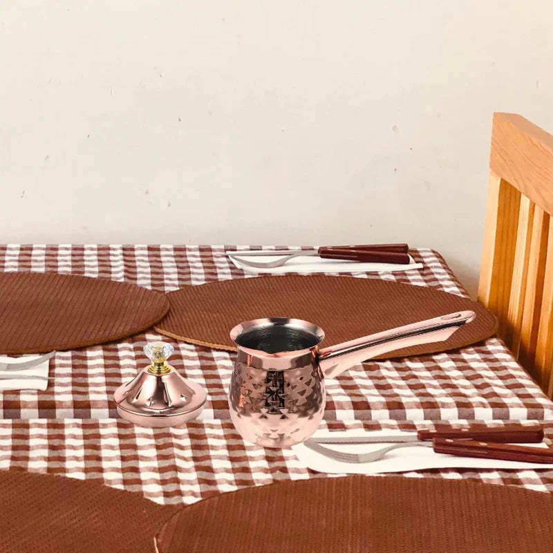Elegante Edelstahl-Espressomaschine mit Teekessel und Dampfer