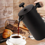 Edelstahl Isolierte French Press für perfekten Kaffee und Tee