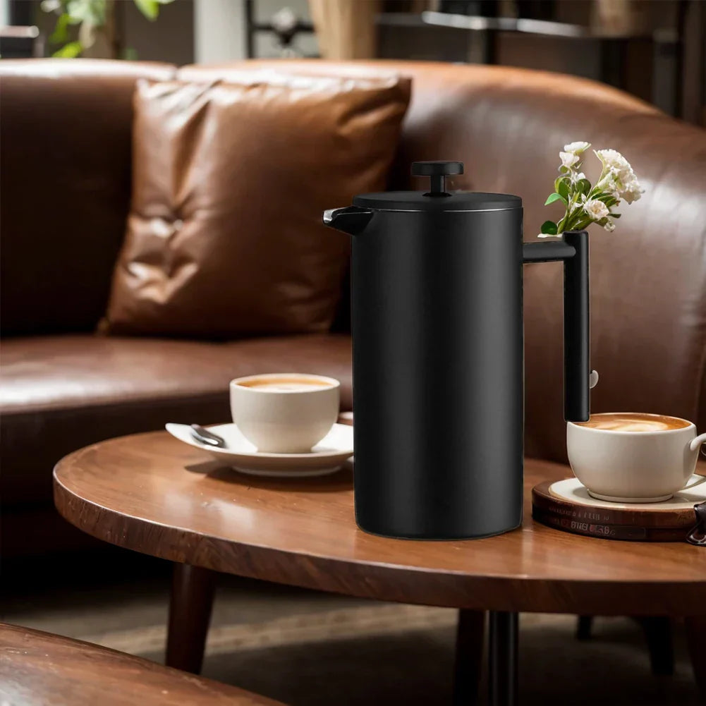 Edelstahl Isolierte French Press für perfekten Kaffee und Tee