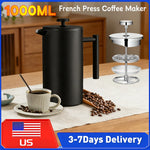 Edelstahl Isolierte French Press für perfekten Kaffee und Tee