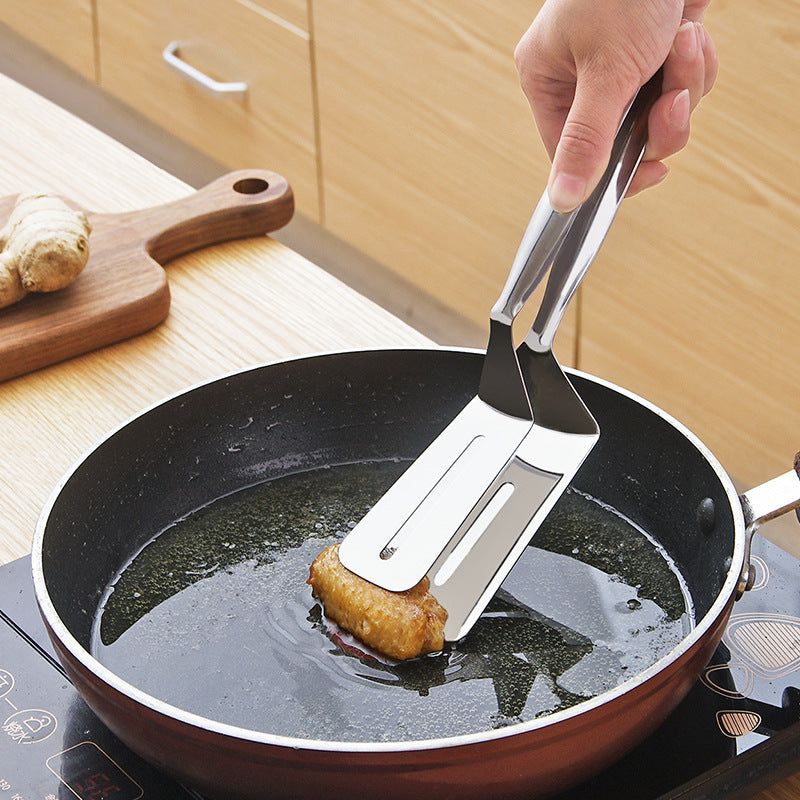 Multifunktionale Edelstahl Grillzange für Steak & BBQ