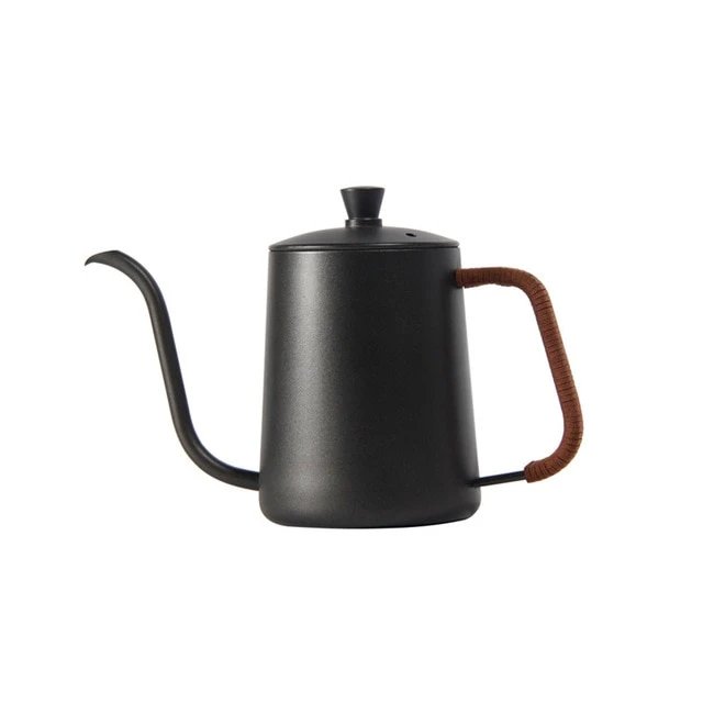 Eleganter Edelstahl-Wasserkocher mit Gänsehals-Design