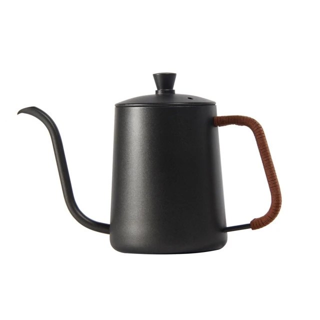 Eleganter Edelstahl-Wasserkocher mit Gänsehals-Design