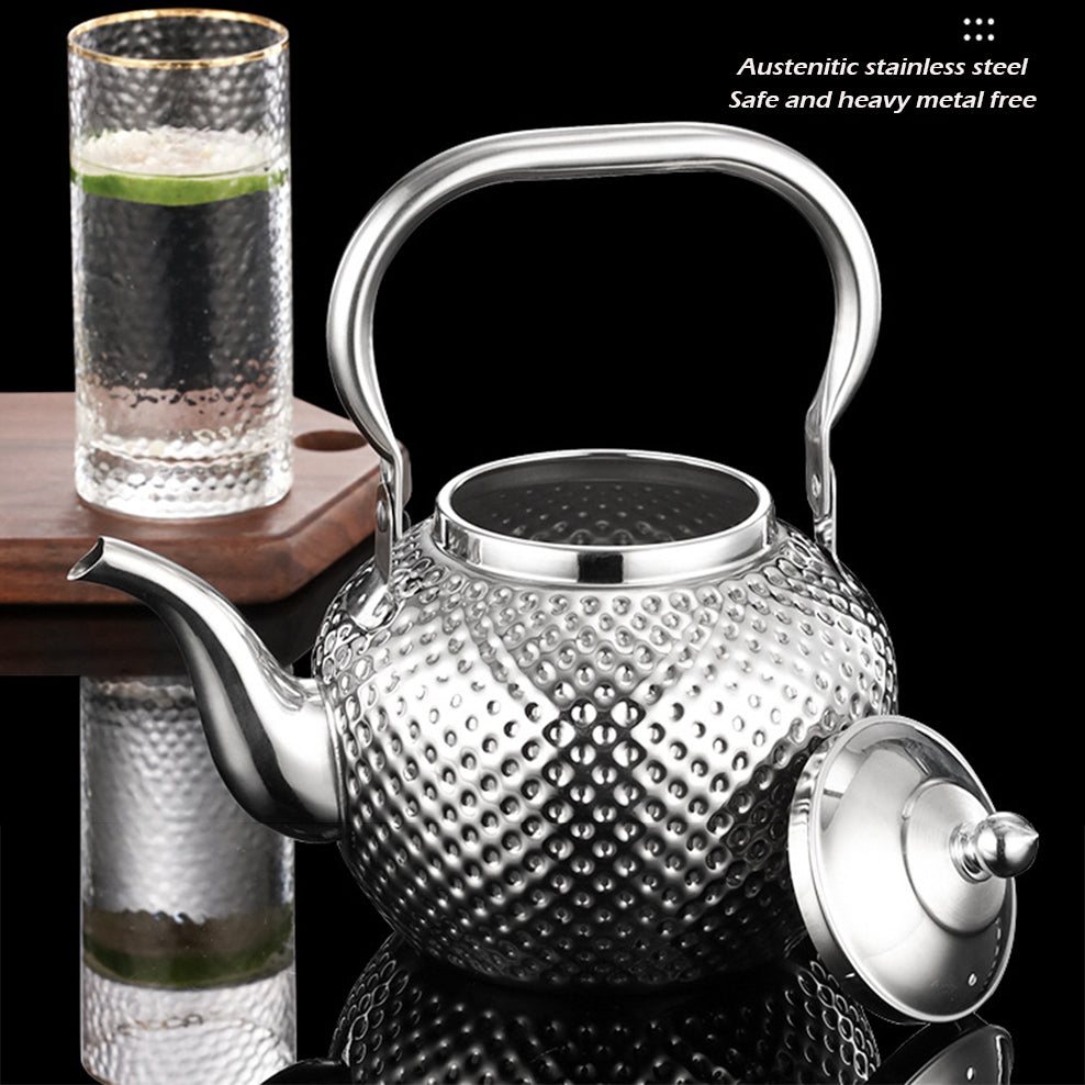 Eleganter Edelstahl-Kochtopf mit Teesieb | AquaCraft